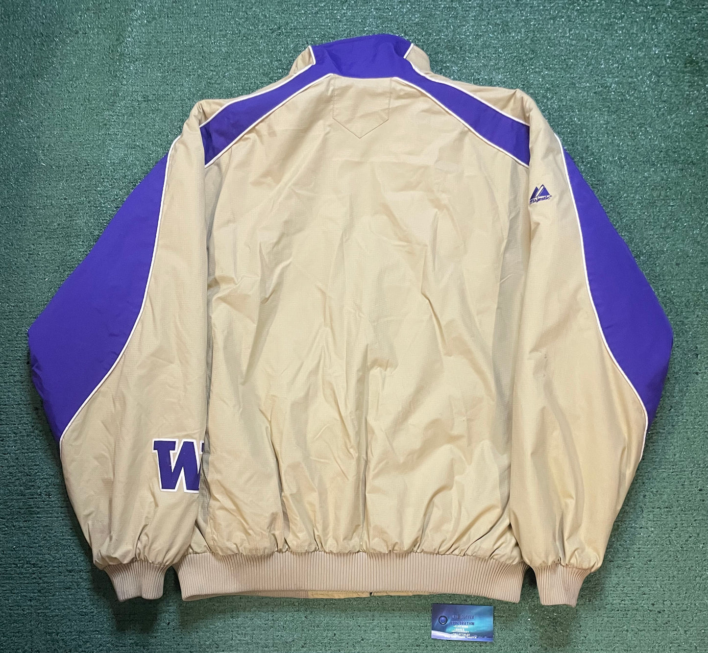 Vintage 2000s University of Washington UW Washington purple and gold jacket