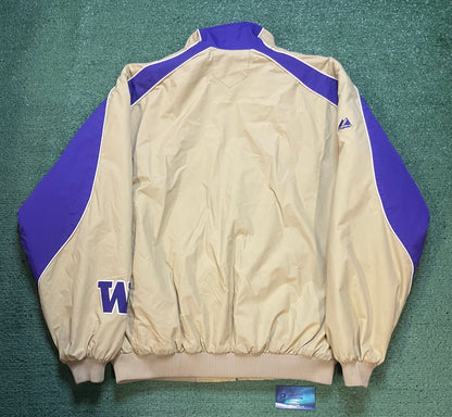Vintage 2000s University of Washington UW Washington purple and gold jacket