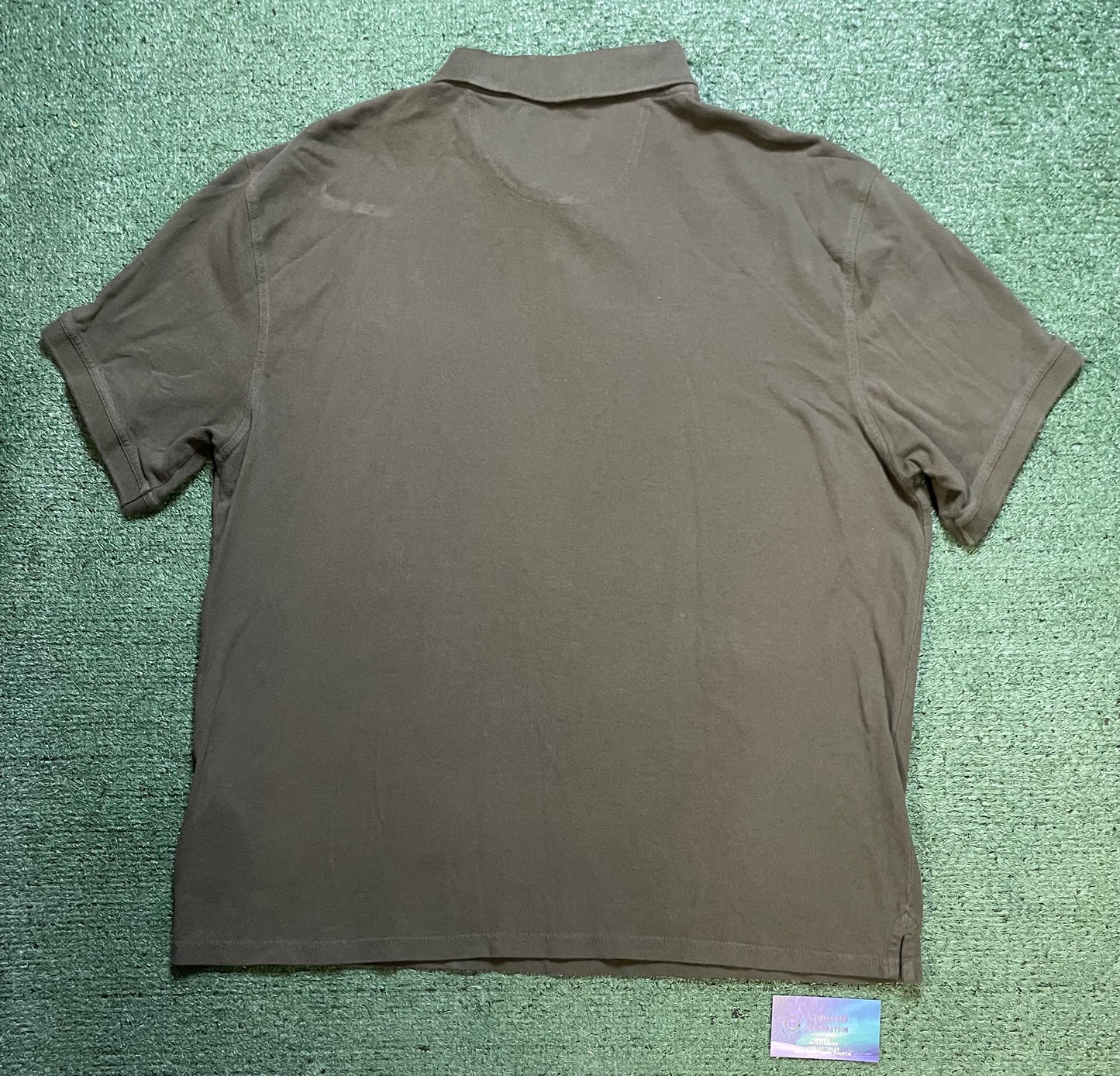 Barbour olive green polo