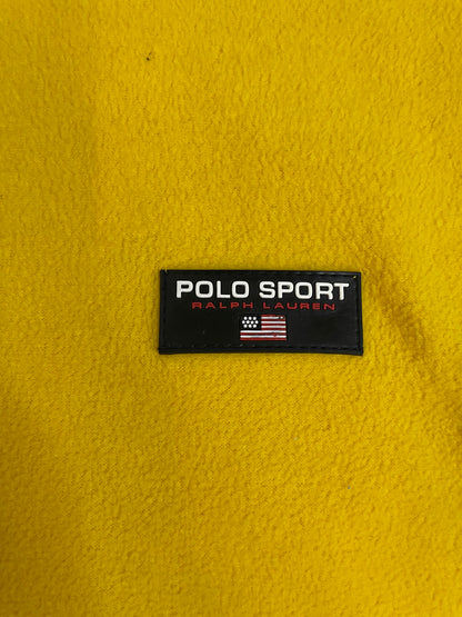 Vintage 1990s polo sport fleece yellow