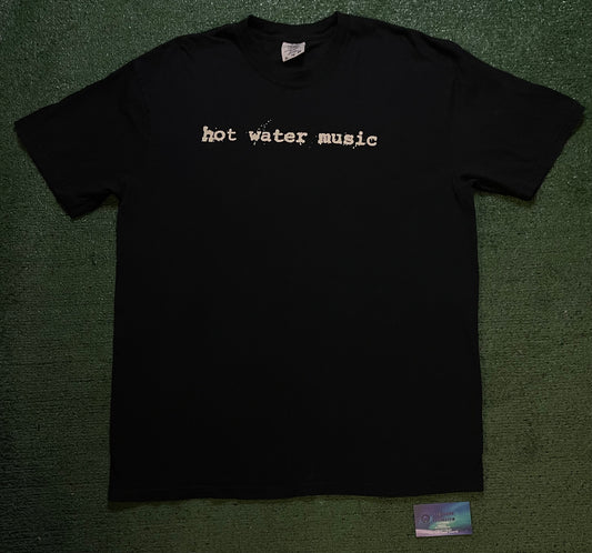 Hot water music rock band tee