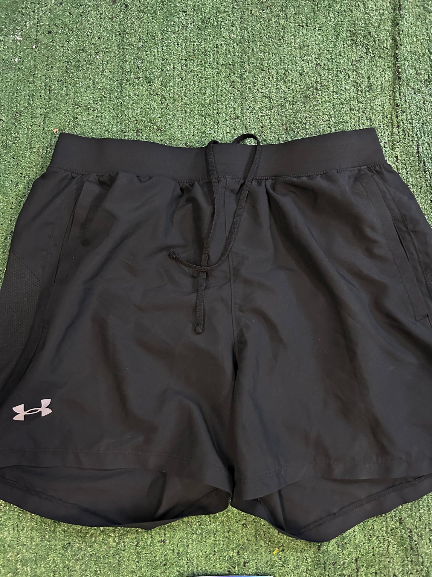 Under Armour black launch shorts