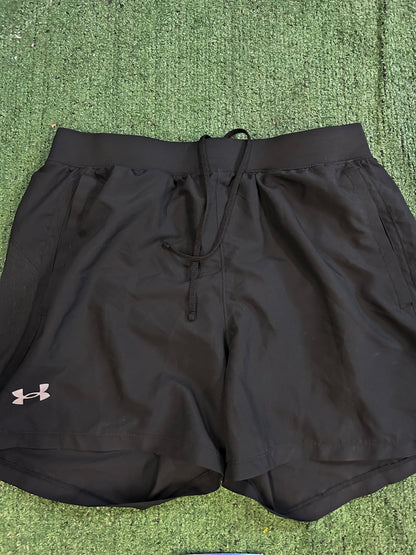 Under Armour black launch shorts