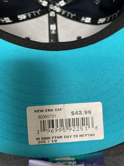 New York Yankees black and blue  new era fitted hat