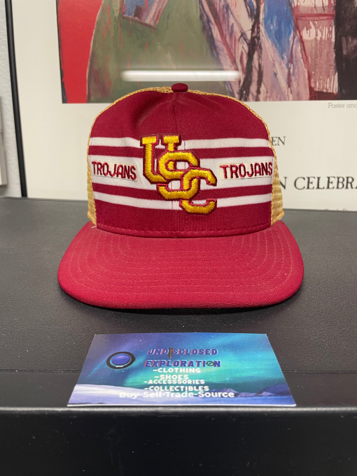 Vintage 1970s USC Trojans mesh hat
