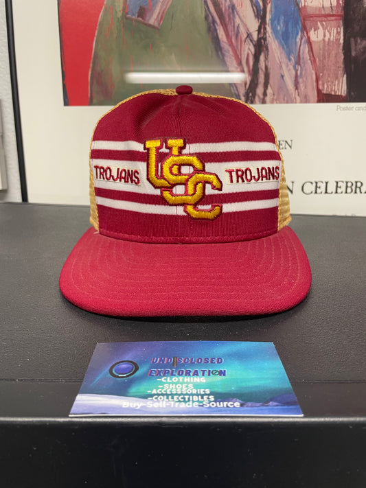 Vintage 1970s USC Trojans mesh hat