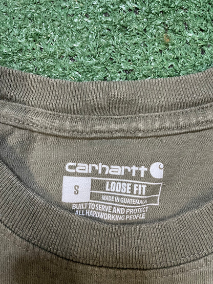 Carhartt olive pocket tee