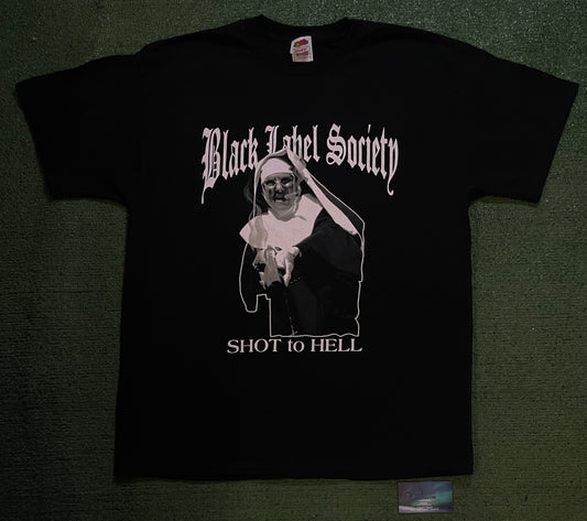 Vintage 2000s Black Label Society tour tee