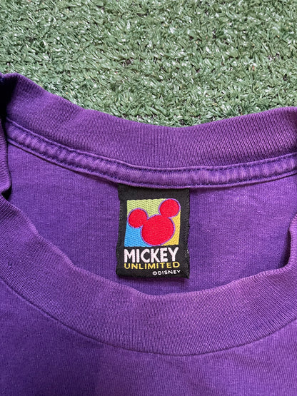 Vintage 1990s Mickey Mouse purple tee