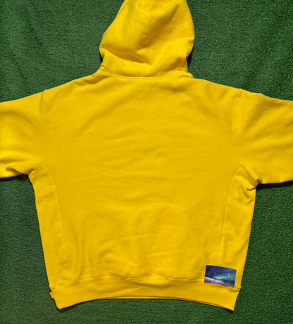 Supreme Raised Script Hoodie Yellow