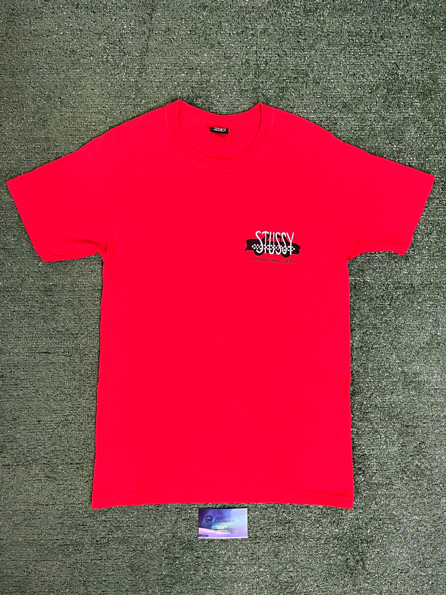 stussy international goods taxi cab tee