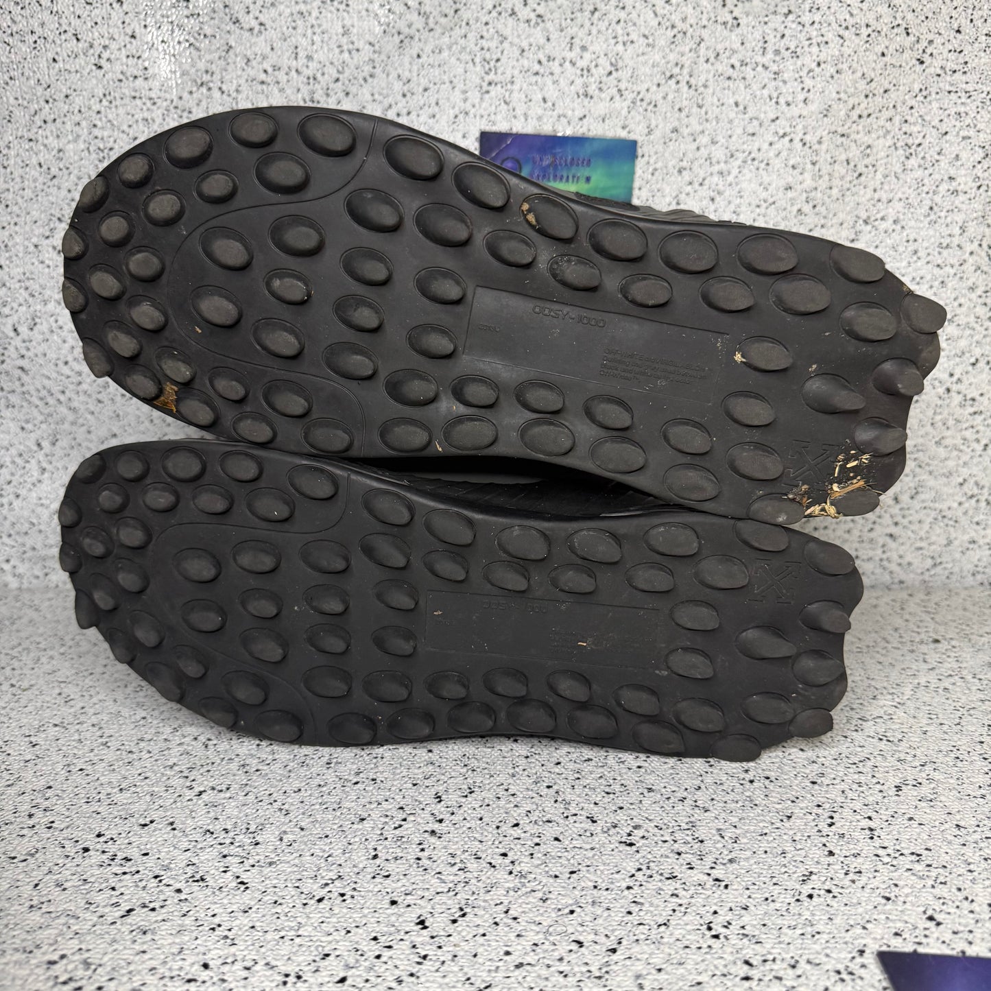 Off-White ODSY-1000 Black 12 Men/45 EU “Preowned”