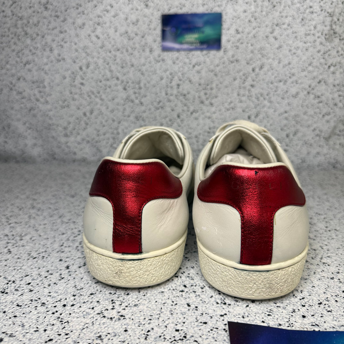 Gucci Ace Stripe Ivory 7.5 Uk/8 US Men “Preowned”
