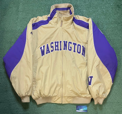 Vintage 2000s University of Washington UW Washington purple and gold jacket
