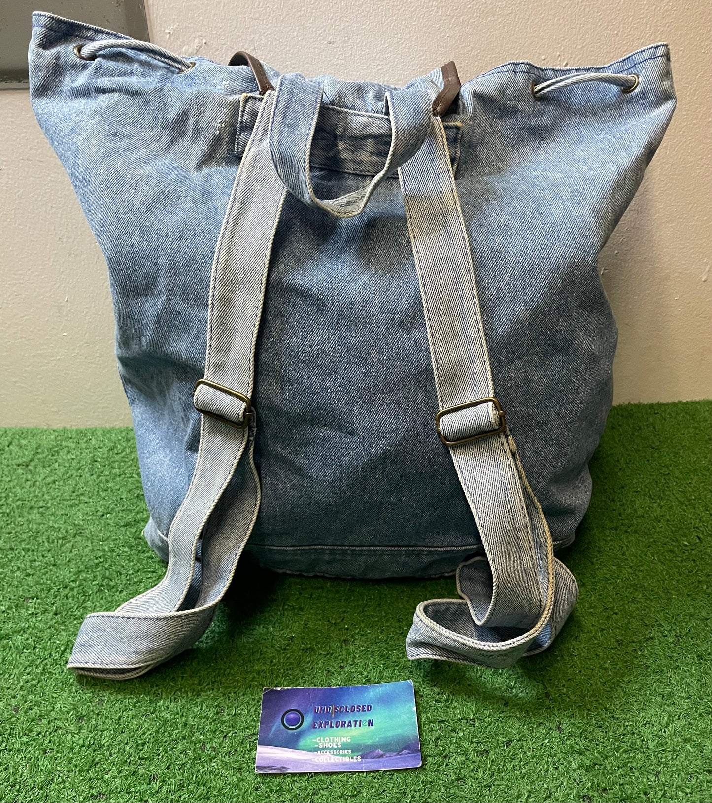 Vintage Winnie The Pooh Disney denim backpack