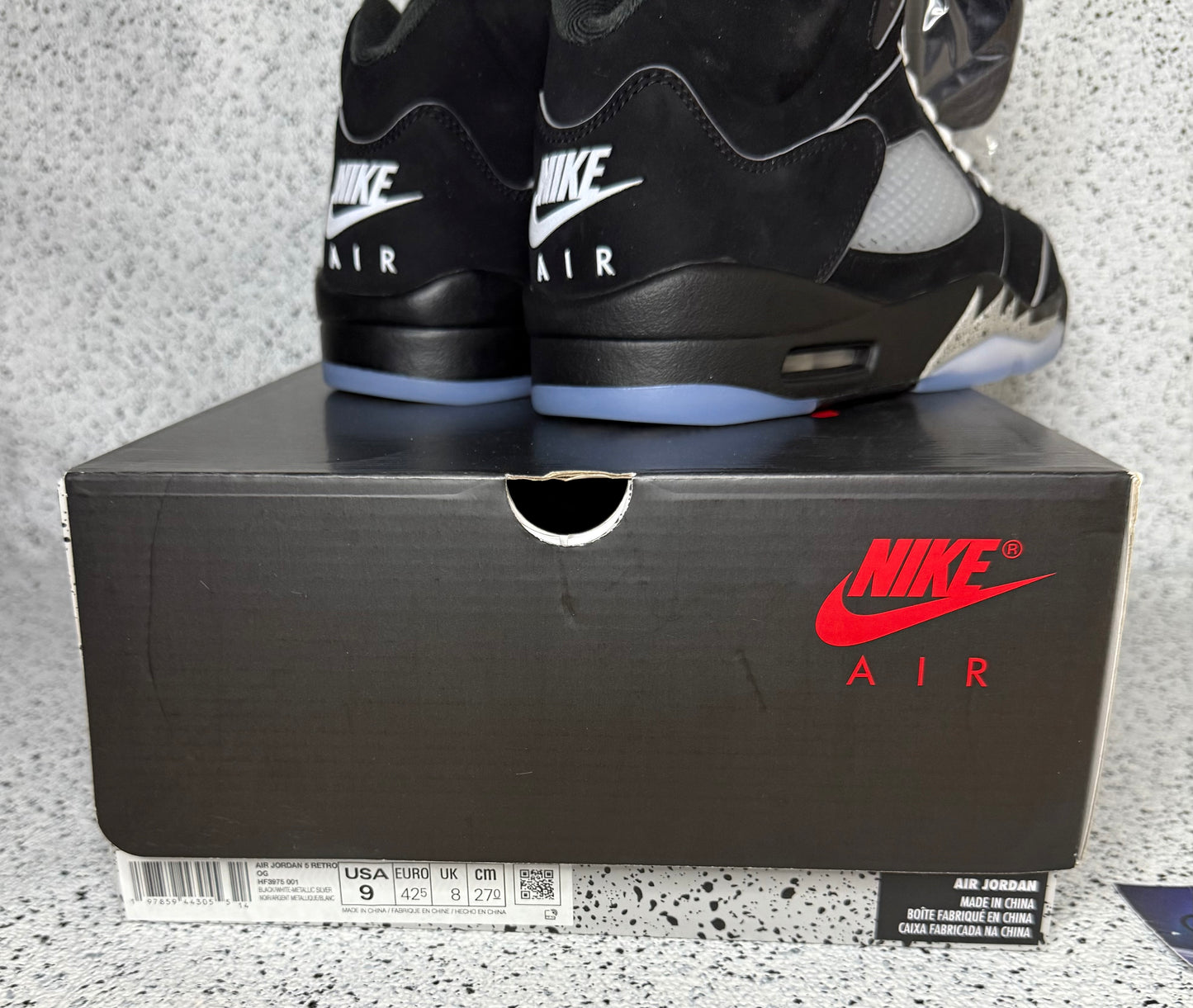Jordan 5 Black Metallic