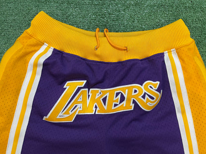 Just Don Mitchell & ness Lakers shorts