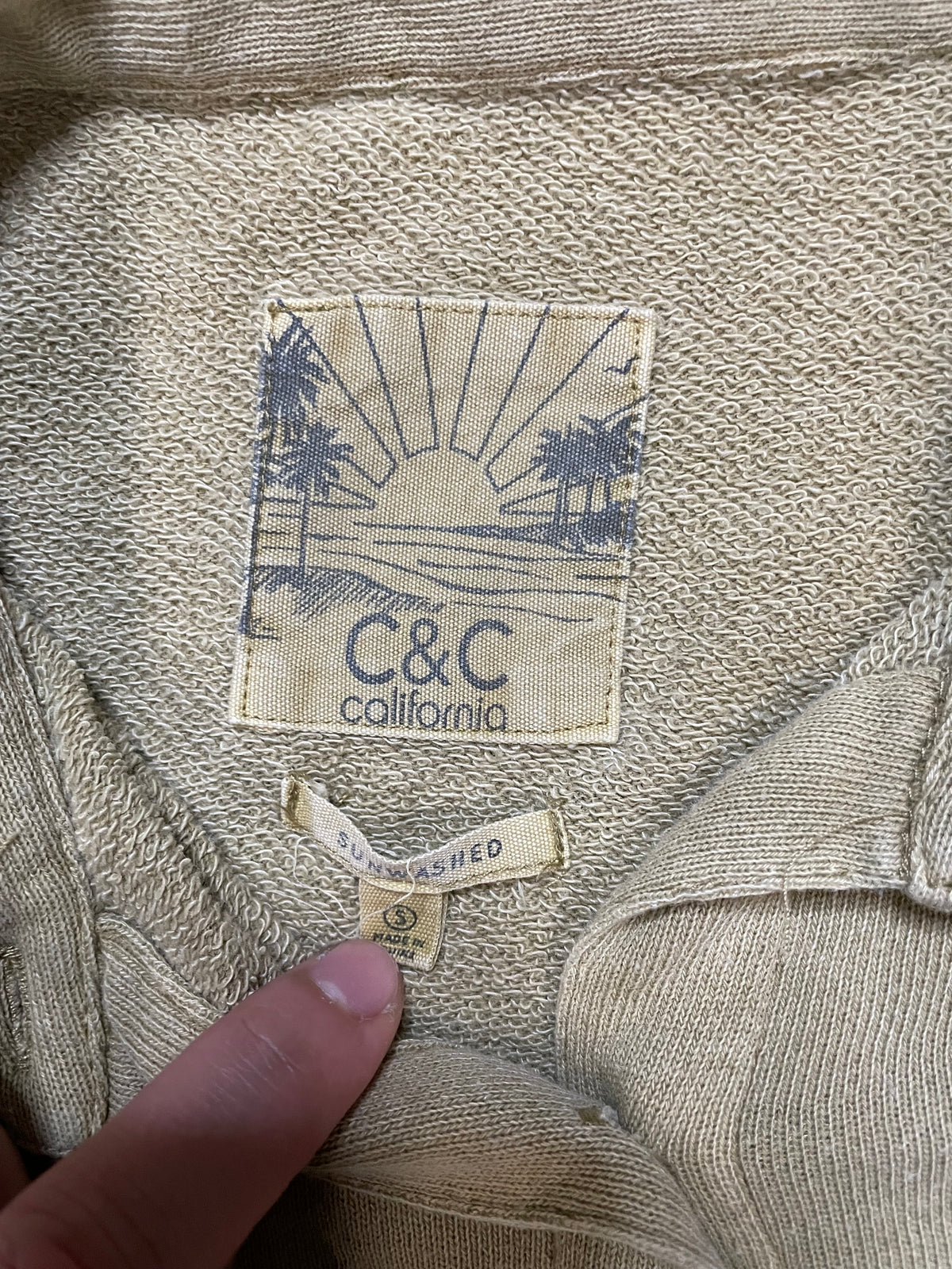C&C California sunwashed Button up