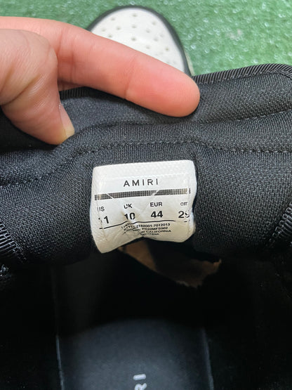 Amiri skel top high black white size 11men/12.5women(EU 44)