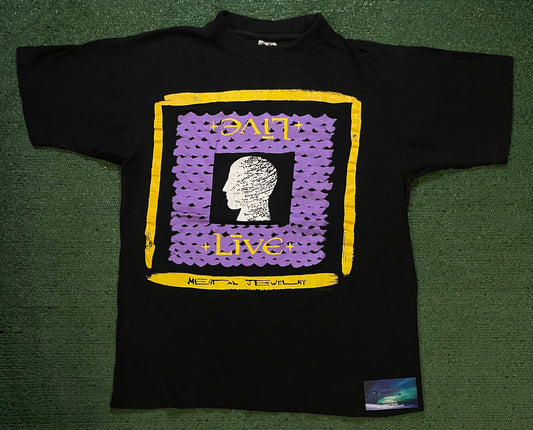 Vintage 1990s live mental jewelry concert tee