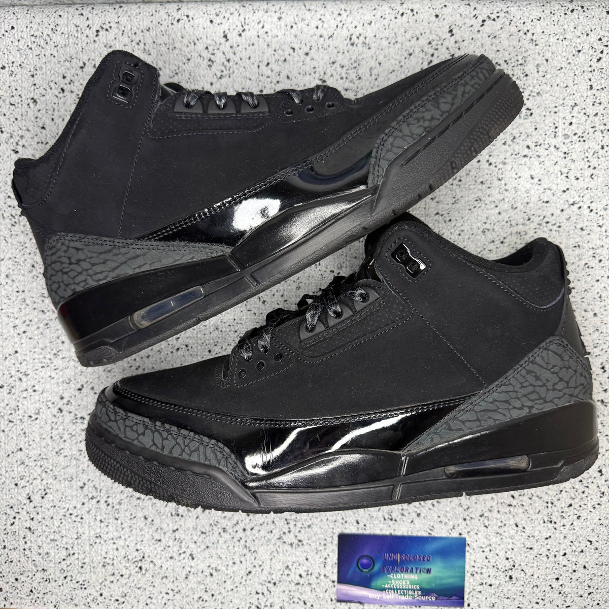 Jordan 3 Black Cat 11 Men “Preowned”