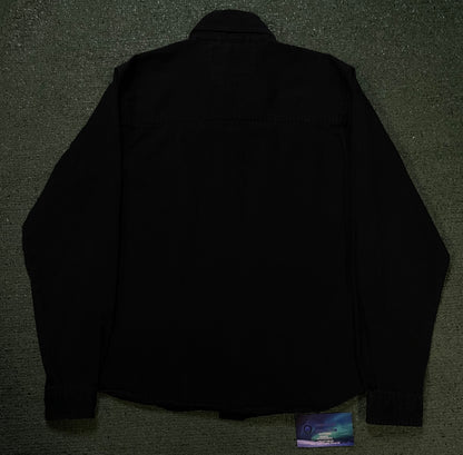 Harley Davidson black & grey button up shirt