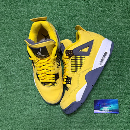 Jordan 4 Lightning 9 Men “Preowned”