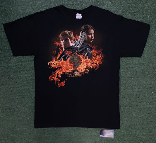 Vintage The Hunger Games movie promo tee