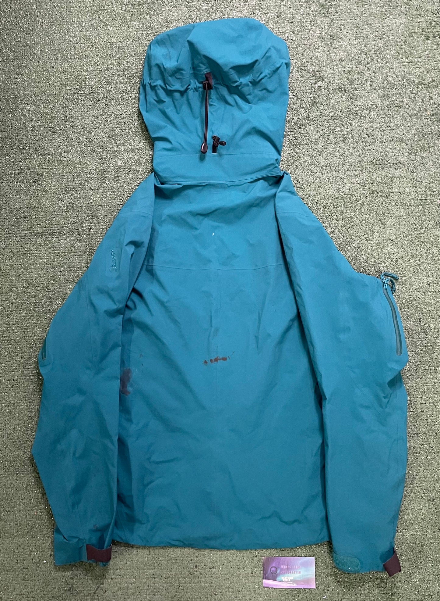 Arcteryx beta AR gortex blue jacket