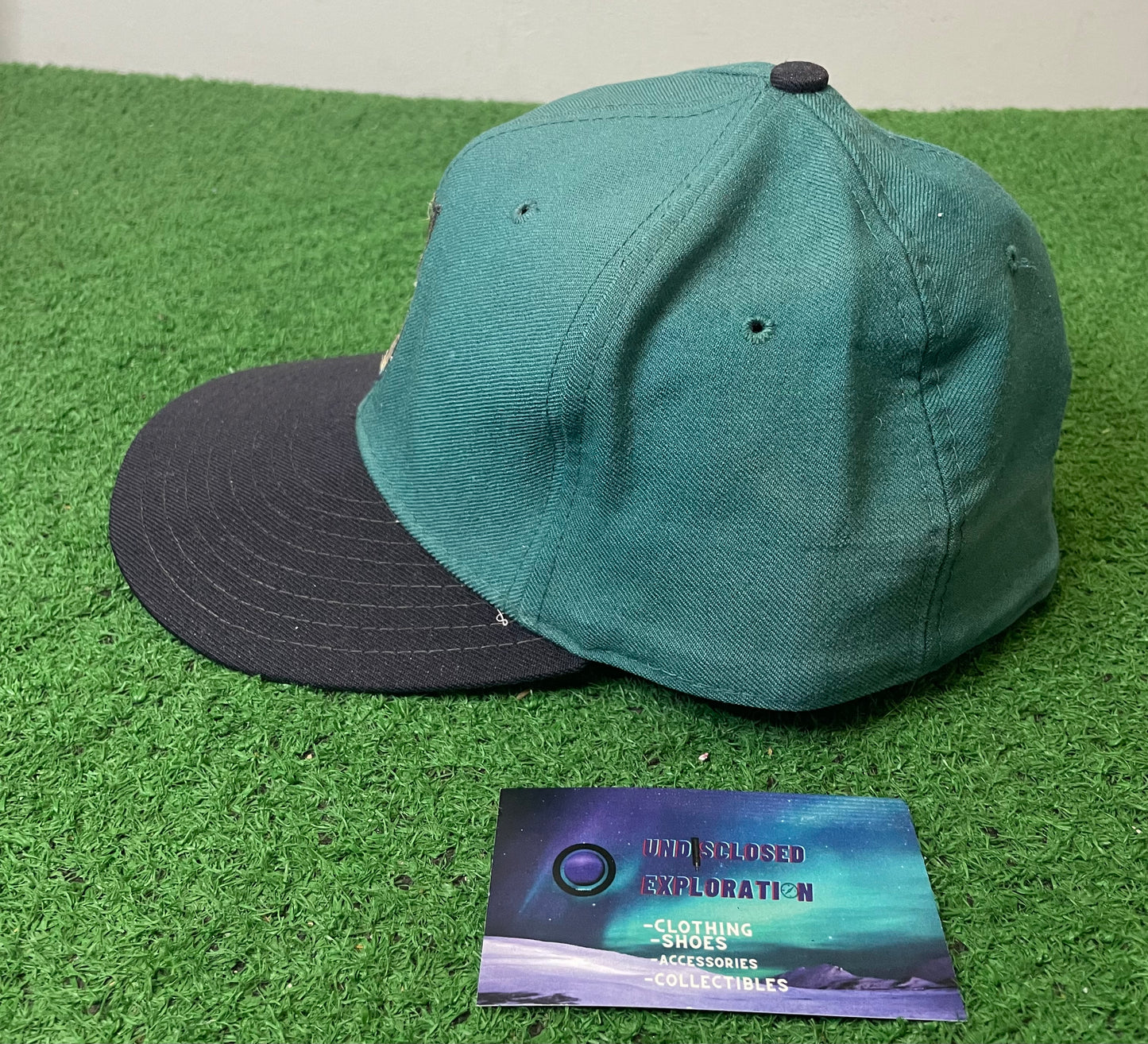 Vintage 1990s Seattle Mariners teal fitted hat