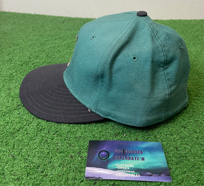 Vintage 1990s Seattle Mariners teal fitted hat