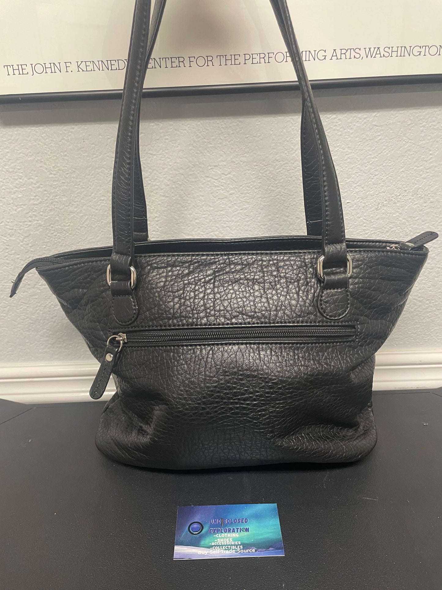 Giani Bernini black leather bag