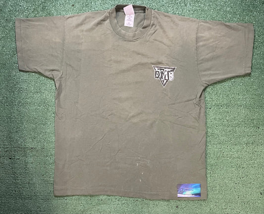 vintage 1990s Dave Matthews Band olive green double sided tee