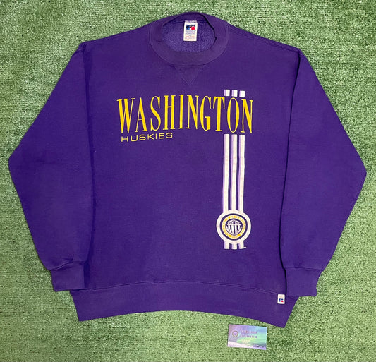 Vintage 1990s university of Washington UW huskies crewneck