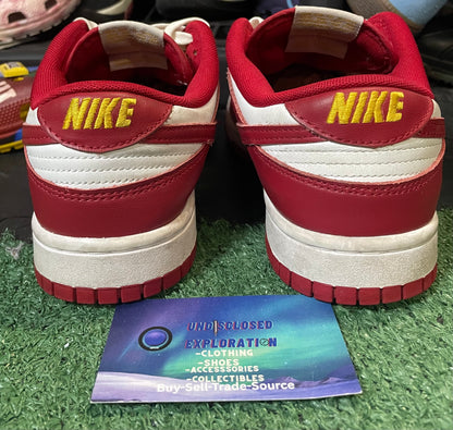 Nike dunk low gym red size 8men/9.5women