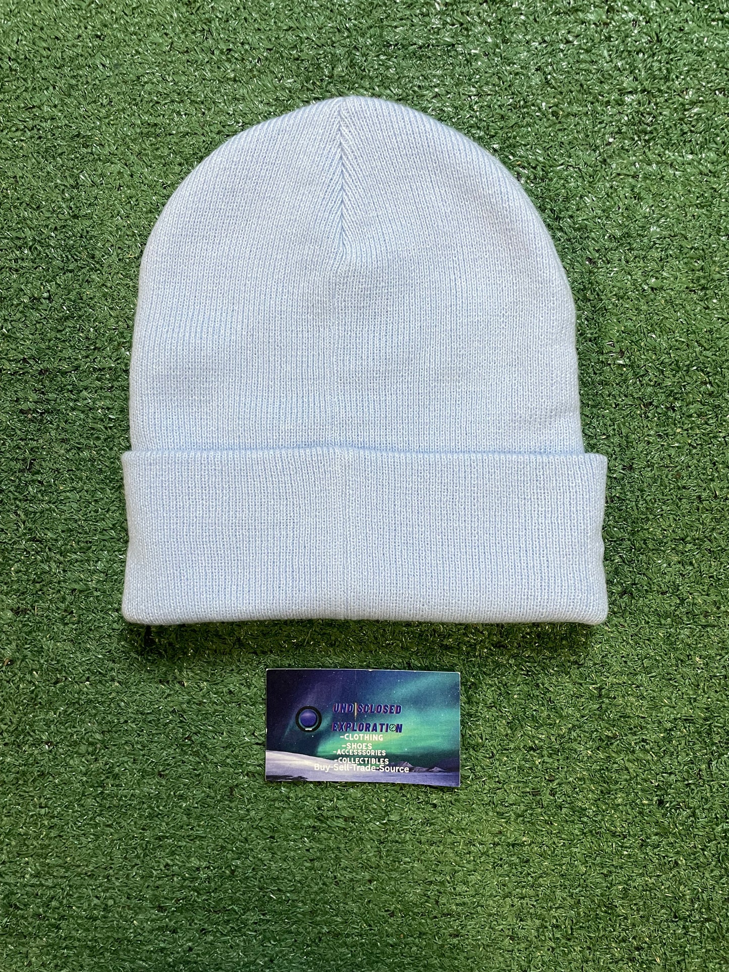 Under Armour halftime light blue beanie