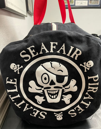 Vintage Seattle Seafair Pirates duffle bag