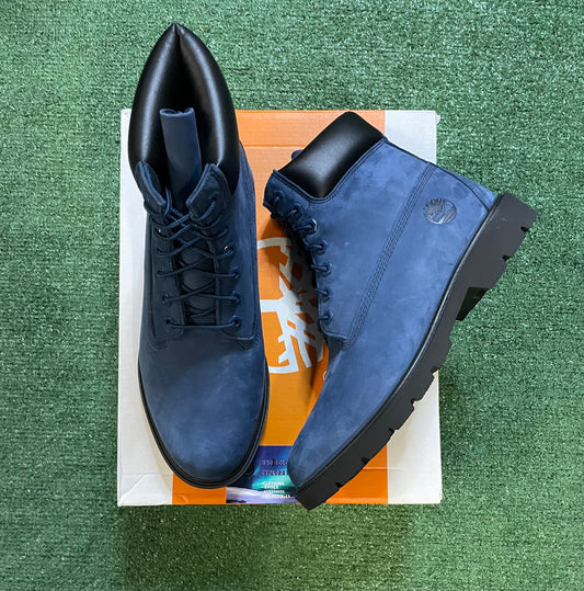 Timberland 6 inch classic dark blue nubuck