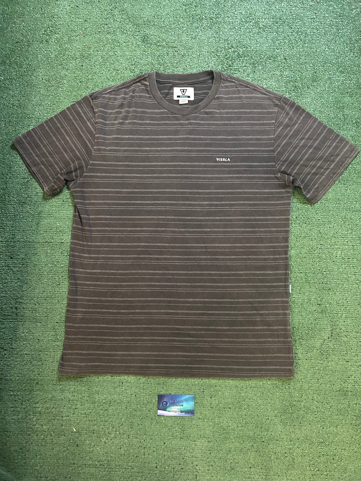 Vissla grey striped tee