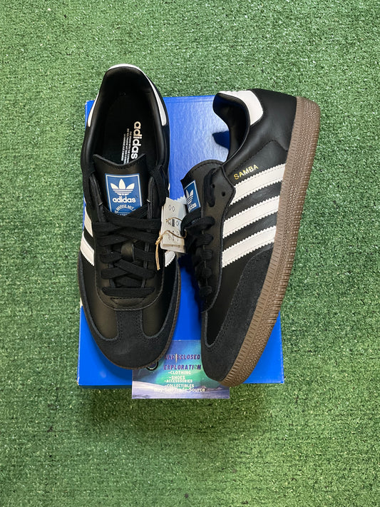 Adidas Samba black white gum