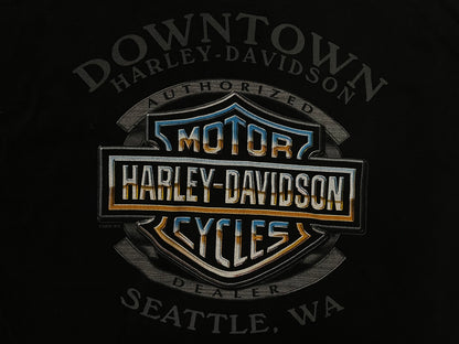 Vintage 2000s Harley Davidson downtown Seattle tee