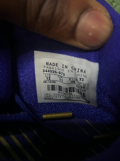 Nike Kobe IV 4 lakers away size 12men/13.5women