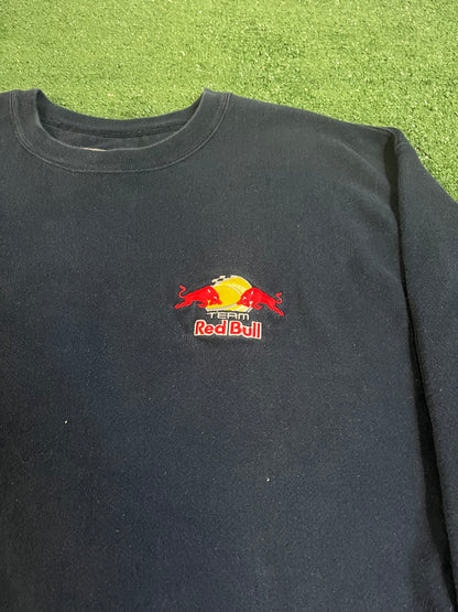 Vintage 2000s red bull crewneck