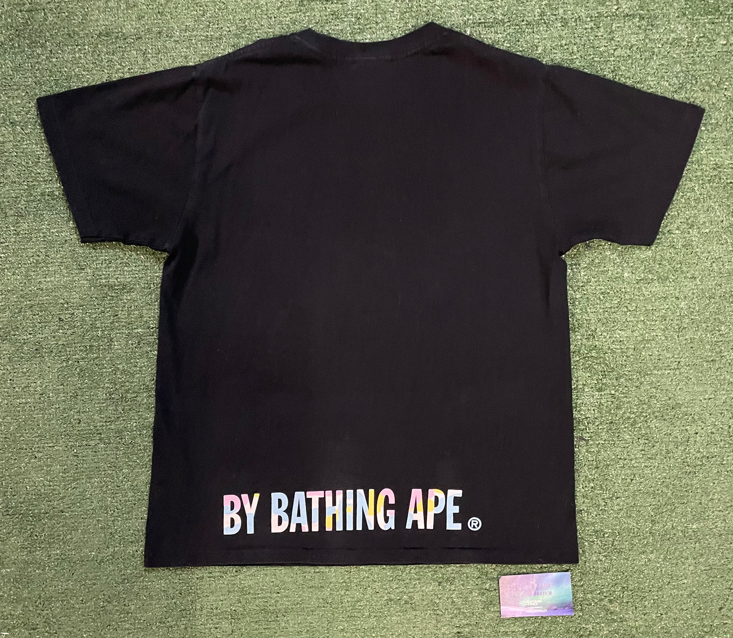 Bape multi Camo ape face tee