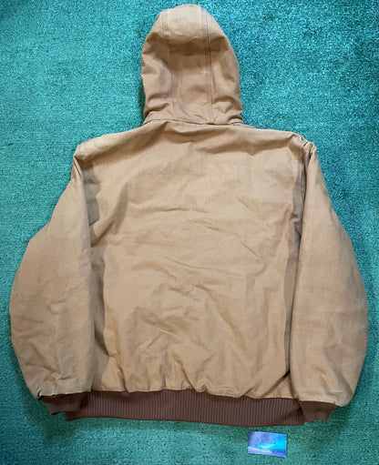 Carhartt tan hooded jacket