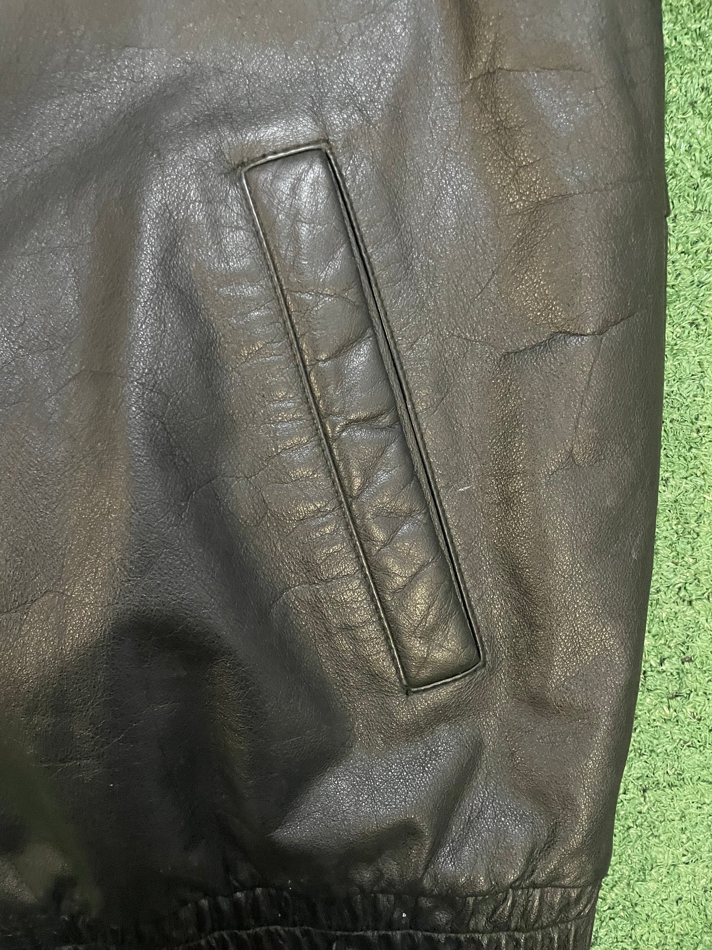 Vintage 1990s Seattle Seahawks starter leather jacket