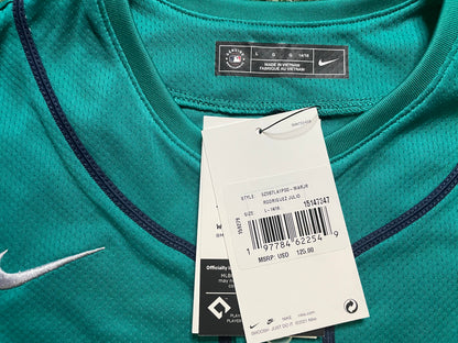 Seattle Mariners Nike Julio Rodriguez #44 teal jersey