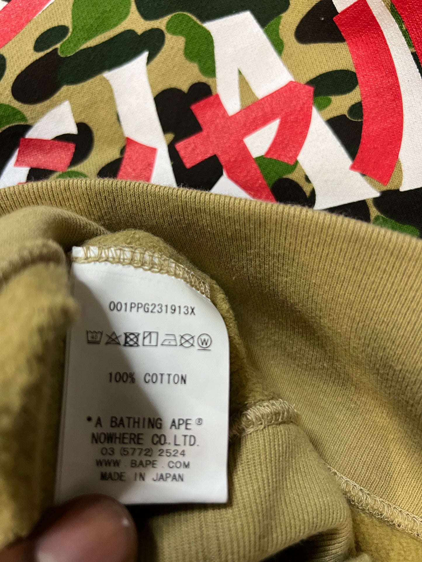 Bape X Anti social social club abc camo hoodie