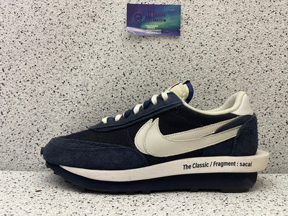 Nike LD Waffle Sacai Fragment Blue Void 10.5 Men/12 Women “Preowned”