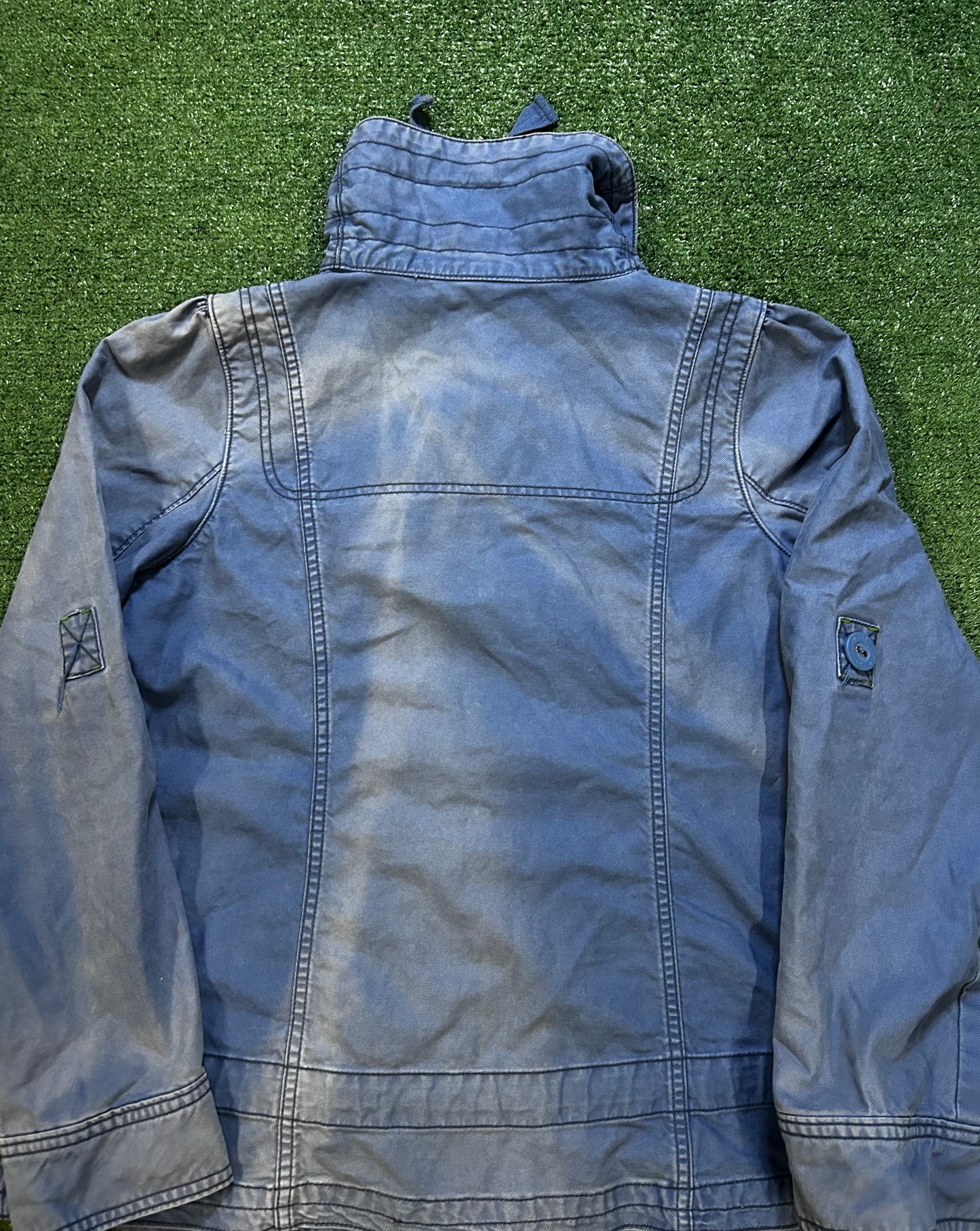 Vintage mossimo blue bomber jacket